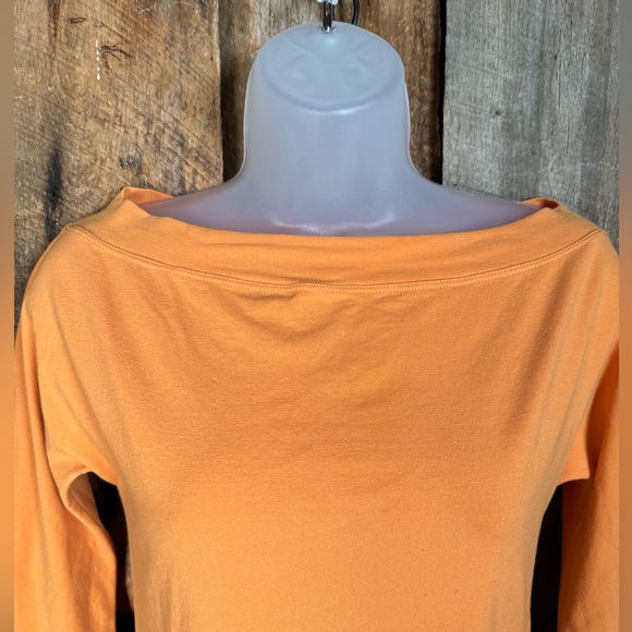 MaxMara Orange Off Shoulder Top - Size Large - Picture 2 of 8